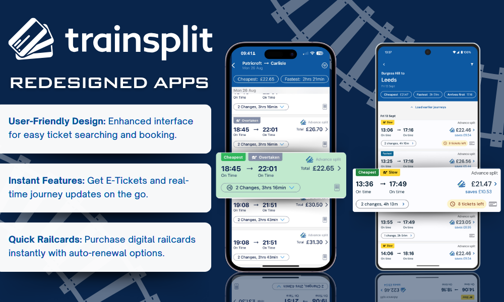 Download the Trainsplit app today
